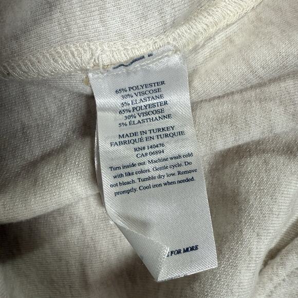 Faherty Legend Sweater Shirt Womens Size S Off White Flannel Pockets Button Up - Picture 5 of 7